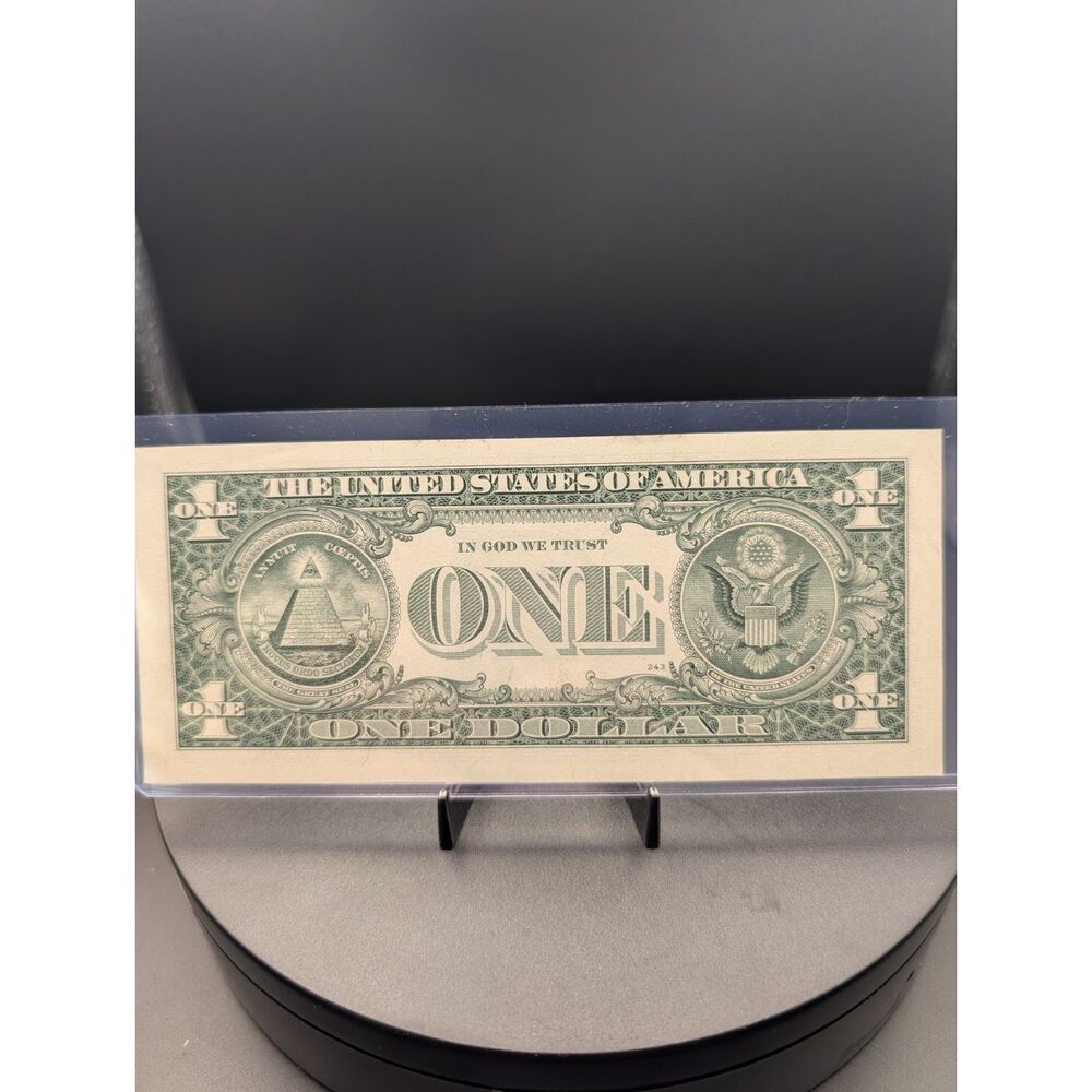 2009 $1 Fancy Serial Note – Federal Bank of Atlanta – Six 6s with Four in a Row - Picture 2 of 2